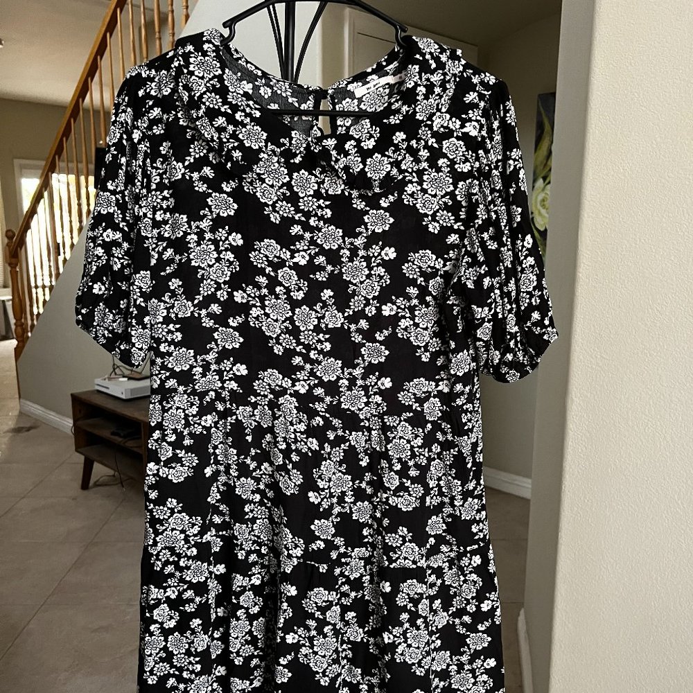 Black & White Mini Dress